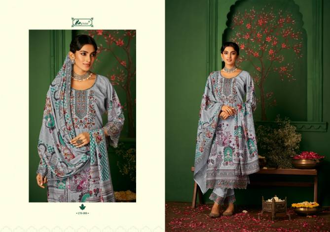 Roza By Kesar 170-001 To 006 Karachi Cotton Dress Material Catalog